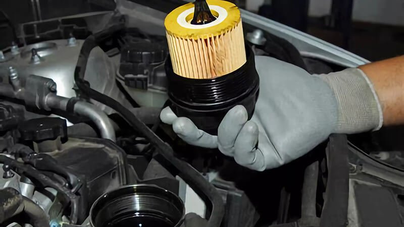 Oil Filter Installation Diagram, Step-by-step process for seamless installation.