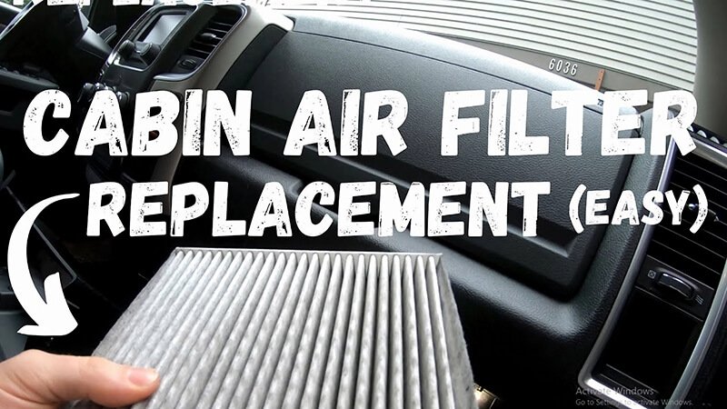 Step-by-step cabin filter replacement, for easy car maintenance