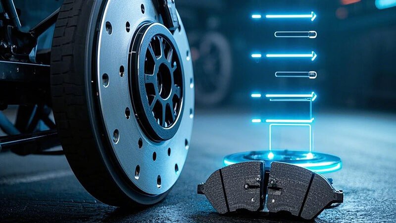 bedding brake pads