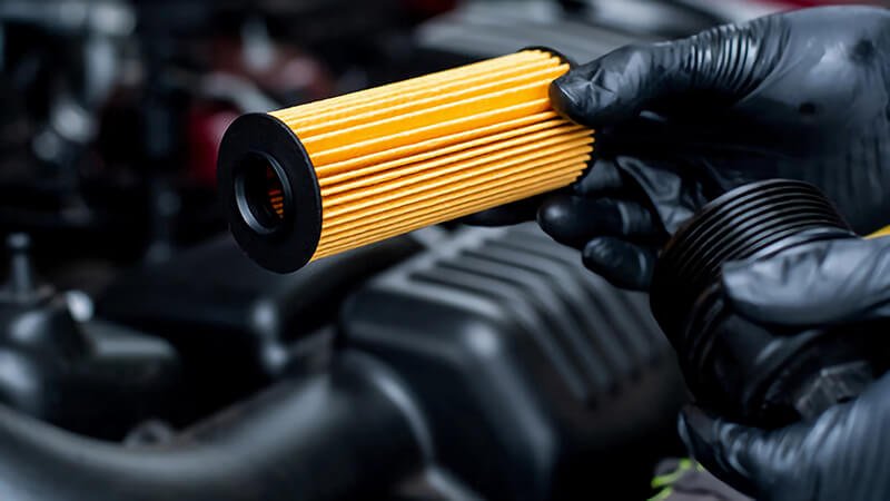 leaking oil filter