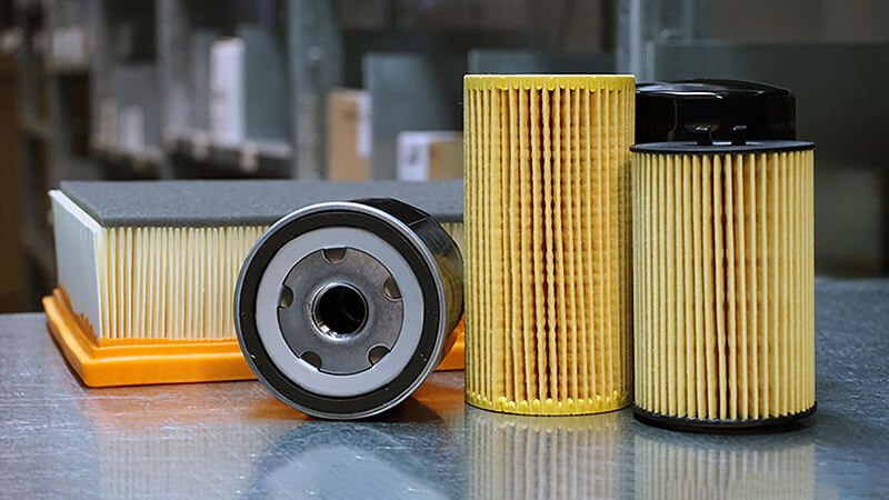 auto oil filter cutaway
