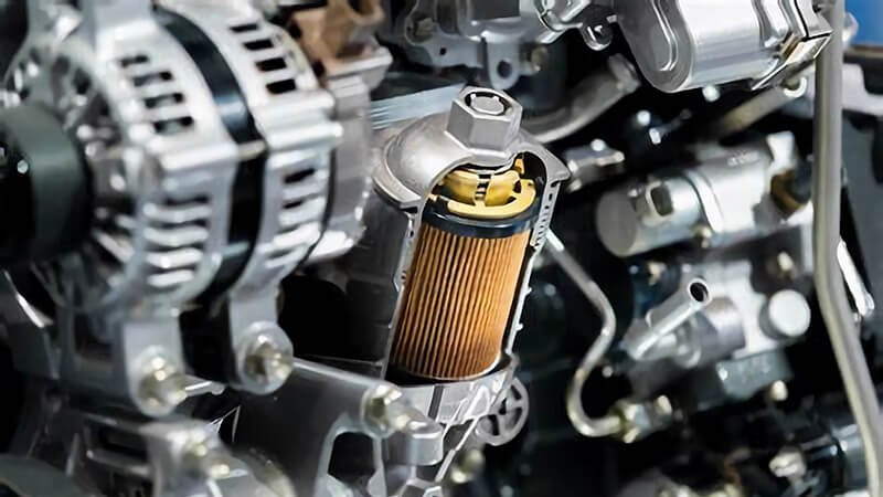 Car oil filter function explanation